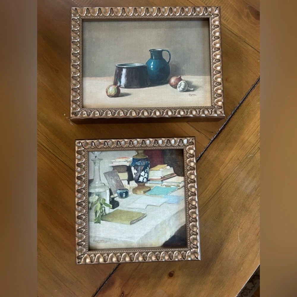 New Hearth & Hand 2 Piece Still Life Wall Art Set